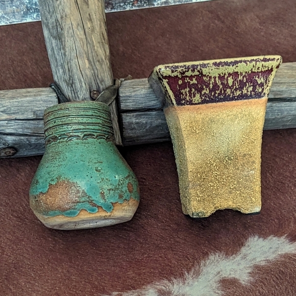 Vintage Bundle Rustic Ceramic Glazed Pots/Vases - Picture 7 of 10